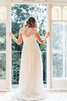 Robe de mariée plissé naturel facile avec chiffon fermeutre eclair - 3