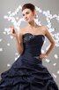 Pick up trägerlos Taft Perlenbesetztes Quinceanera Kleid mit Rüschen - 3