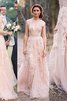 Prinzessin Sweep Train Tüll Schlussverkauf Brautkleid ohne Ärmeln - 3