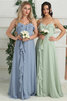 Wunderschönen Elegantes Festliches Brautjungfernkleid mit Rüschen aus Chiffon - 1