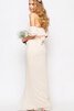 Ärmellos Modern sexy bodenlanges Brautjungfernkleid mit vorne Schlitz mit Reißverschluss - 2
