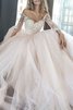 Robe de mariée junoesque avec gaze en tulle sexy plissé - 3