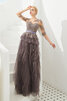 Ewiges Exquisit Tüll Ballkleid mit Juwel Ausschnitt mit Schleife - 6