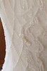 Perlenbesetztes Bateau Etui Meerjungfrau Brautkleid mit Reißverschluss mit Applike - 3