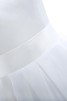 Natürliche Taile Etui Bateau Ausschnitt plissiertes romantisches Brautkleid ohne Ärmeln - 3