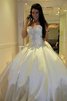 Exquisit Extravagantes Modern Brautkleid aus Taft ohne Ärmeln - 4