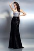 Reißverschluss Meerjungfrau Stil Sweep Train Empire Taille Paillette Abendkleid - 1