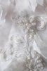 Duchesse-Linie Perlenbesetztes langes bodenlanges Brautkleid mit Bordüre mit Applike - 3