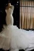 Natürliche Taile Meerjungfrau Stil Halle bodenlanges langes Brautkleid mit Herz-Ausschnitt - 1