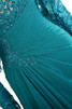 Sencillo Vestido de Madrina de Sala de Cristal de Playa de Mangas Illusion - 3