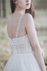 Leuchtenden Satin Prinzessin Romantisches Brautkleid mit Rücken Schnürung - 4
