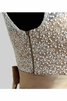 A-Linie Spitze stilvolles schlichtes Ballkleid mit Gürtel mit gekappten Ärmeln - 7