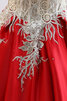 Robe de mariée de princesse longueur au ras du sol avec lacets gracieux en satin - 8