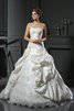 Duchesse-Linie Herz-Ausschnitt Anständiges Extravagantes Brautkleid mit Gericht Schleppe - 1