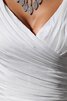 A-Line Gericht Schleppe gerüschtes attraktives schick Brautkleid mit Rücken Schnürung - 4
