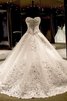 Wunderbar Stilvolles Prächtiges Schwingendes Brautkleid mit Juwel Mieder - 1