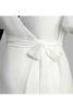 Chiffon kurze Ärmeln romantisches stilvolles glamouröses Brautkleid mit Rüschen - 7