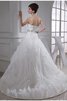 Duchesse-Linie Empire Taille Herz-Ausschnitt Brautkleid aus Organza mit Gericht Schleppe - 2
