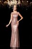 Glamouroso&Dramatico Vestido de Noche de con Lentejuelas de Escote redondo - 4