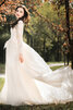 Robe de mariée fermeutre eclair avec perle belle appliques elégant - 3