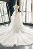 Satin Wunderbar Bezauberndes Elegantes Brautkleid ohne Ärmeln - 5