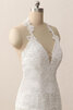 Robe de mariée avec zip de traîne courte satin en simulation gracieux naturel - 4