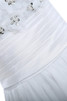 Robe de mariée eclaté avec perle en satin élastique versicolor fermeutre eclair - 3