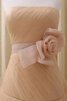 Pick-Ups V-Ausschnitt Duchesse-Linie gesticktes Perlenbesetztes Quinceanera Kleid mit Bordüre - 4