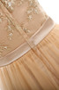 Normale Taille Spitze Prinzessin V-Ausschnitt bodenlanges Brautmutterkleid aus Kunstseide - 6