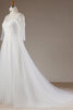 Ziemlich Formelles Romantisches Brautkleid aus Tüll mit Applike - 5