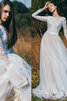 Spitze Leuchtenden Satin Luxus Formelles Brautkleid - 1