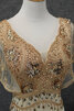 Anmutig Perlenbesetztes Meerjungfrau Schick Abendkleid mit Kristall - 4