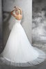 Klassisches Duchesse-Linie Satin Sittsames Brautkleid mit Natürlicher Taille - 2