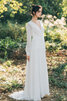 Wunderschönen Garten Schlichtes Anständiges Brautkleid mit Natürlicher Taille - 2