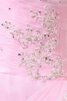 Herz-Ausschnitt Perlenbesetztes Duchesse-Linie Jugendweihekleid mit Rüschen - 3