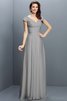 Prinzessin Chiffon Empire Taille Brautjungfernkleid mit Plissierungen mit Drapierung - 27
