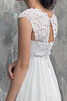 Robe de mariée avec perle énergique a-ligne larges bretelles romantique - 4
