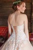Herz-Ausschnitt Duchesse-Linie Normale Taille Bodenlanges Quinceanera Kleid mit Applikation - 2