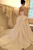 Herrlich Vintage Langärmeliges Romantisches Brautkleid mit Rücken Schnürung - 2