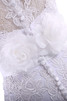Outdoor natürliche Taile romantisches legeres Brautkleid mit Falte Mieder mit Rosette - 7