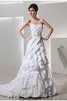 A-Line Taft Prinzessin Anständiges Brautkleid ohne Ärmeln - 1
