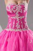 Duchesse-Linie Herz-Ausschnitt gerüschtes Quinceanera Kleid mit Applike mit Plissierungen - 2