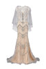 Satin Wunderbar Luxus Bodenlanges Brautkleid mit Reißverschluss - 5