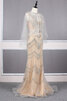 Satin Wunderbar Luxus Bodenlanges Brautkleid mit Reißverschluss - 3