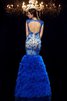 Herz-Ausschnitt Meerjungfrau Stil Glamouröses Anständiges Abendkleid mit Applikation - 2