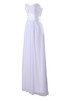 Robe de mariée formelle facile avec sans manches avec chiffon couverture de moitie - 4