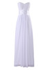 Robe de mariée formelle facile avec sans manches avec chiffon couverture de moitie - 1
