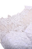 Outdoor natürliche Taile romantisches legeres Brautkleid mit Falte Mieder mit Rosette - 2