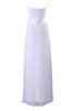 Robe de mariée formelle facile avec sans manches avec chiffon couverture de moitie - 5