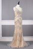 Satin Wunderbar Luxus Bodenlanges Brautkleid mit Reißverschluss - 2